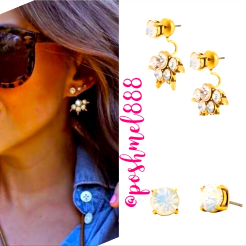 Stella Dot | Retired Eva Ear Jacket Earrings Stud